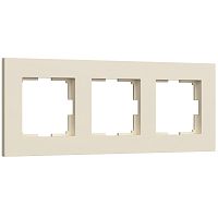 Рамка универсальная Werkel Slab 3-м. айвори матовый картинка